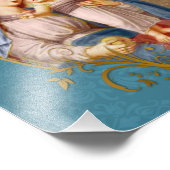 Elegant Maagd Maria Baby Jesus Religieuze Katholie Foto Afdruk (Hoek)