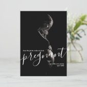 Elegant maakt deze foto mij er Zwangerlijk uitzien Aankondiging (Staand voorkant)