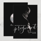Elegant maakt deze foto mij er Zwangerlijk uitzien Aankondiging (Voorkant / Achterkant)