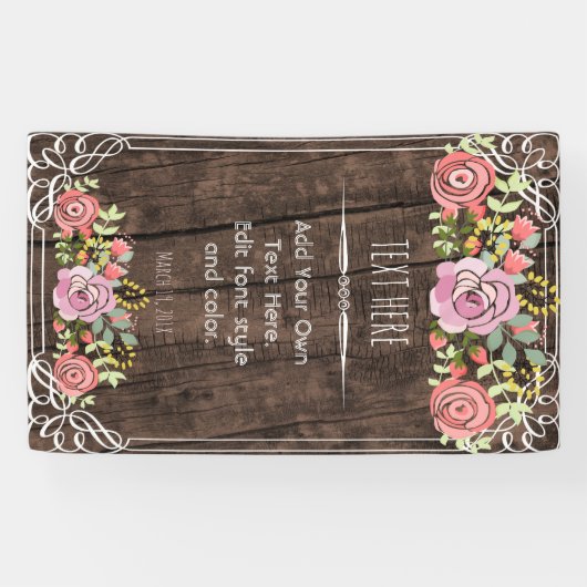 Elegant maakt je eigen spandoek (Horizontaal)