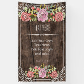 Elegant maakt je eigen spandoek (Verticaal)