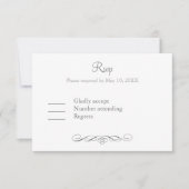 Elegant maar eenvoudig homohuwelijk Rsvp (Voorkant)