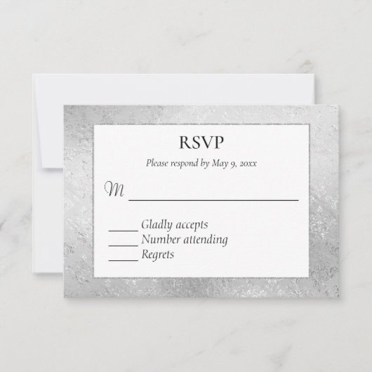 Elegant maar eenvoudig homohuwelijk Rsvp (Voorkant)