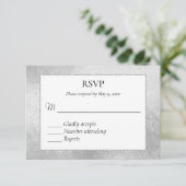 Elegant maar eenvoudig homohuwelijk Rsvp (Staand voorkant)