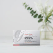 Elegant, maar modern Visitekaartje (Staand voorkant)