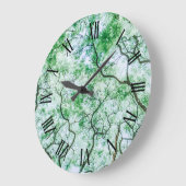 Elegant maar Spooky Leaves en Branches Wall Clock Grote Klok (Hoek)