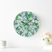 Elegant maar Spooky Leaves en Branches Wall Clock Grote Klok (Huis)