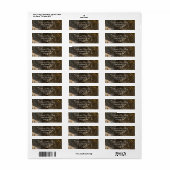 Elegant Mable Etiket (Full Sheet)