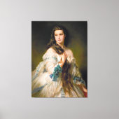 Elegant Madame Rimsky Korsakov Portrait Canvas Afdruk (Voorkant)