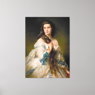 Elegant Madame Rimsky Korsakov Portrait Canvas Afdruk