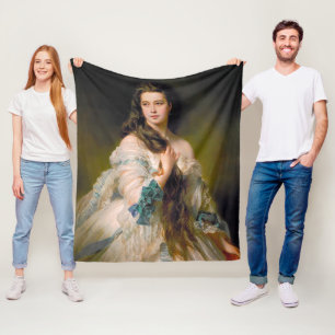 Elegant Madame Rimsky Korsakov Portrait Fleece Deken