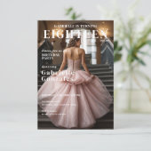 Elegant Magazine Hoesje geïnspireerd op 18e verjaa Kaart (Staand voorkant)