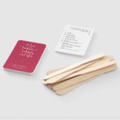 Elegant Magenta minimalistisch programma voor kabe Handwaaier (Niet-gemonteerd)