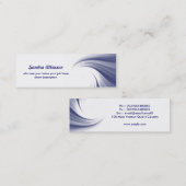 elegant, mager visitekaartje (Voorkant / Achterkant)