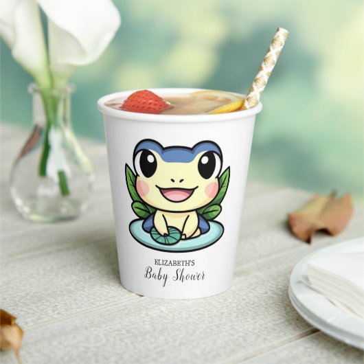 Elegant Magic Frog Baby shower Papieren Bekers (Insitu)