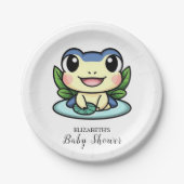 Elegant Magic Frog Baby shower Papieren Bordje (Voorkant)