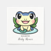 Elegant Magic Frog Baby shower Servet (Voorkant)