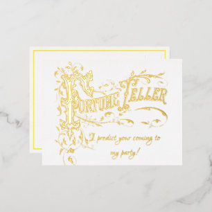 Elegant Magic Show Birthday Party Invitation Folie Uitnodiging Briefkaart