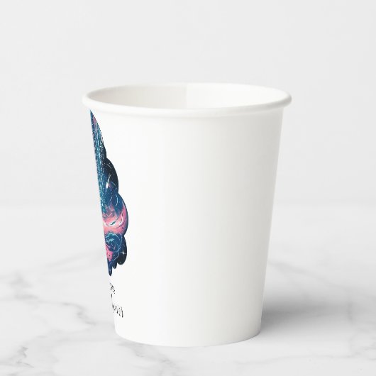 Elegant Magic Stars Baby shower Papieren Bekers (Links)