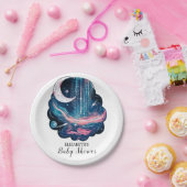 Elegant Magic Stars Baby shower Papieren Bordje (Feest)