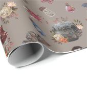 Elegant Magickal Witch Wrapping Paper Cadeaupapier (Rol Hoek)