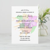 Elegant, Magisch & Kranig Bloemig Proefdinercenaar Kaart (Staand voorkant)