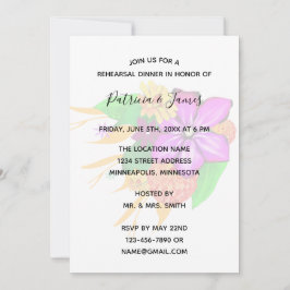 Elegant, Magisch & Kranig Bloemig Proefdinercenaar Kaart