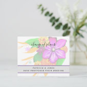 Elegant, Magisch, & Vette Floral Verandering van P Briefkaart (Staand voorkant)