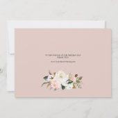 Elegant Magnolia | Aankondiging van de witte neers (Achterkant)