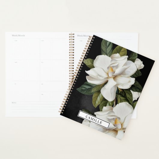 Elegant Magnolia Black en White Planner (Display)
