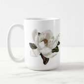 Elegant Magnolia blossom Koffiemok (Links)