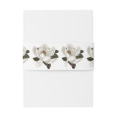 Elegant Magnolia blossom Uitnodigingen Wikkel (Achterkant Voorbeeld)