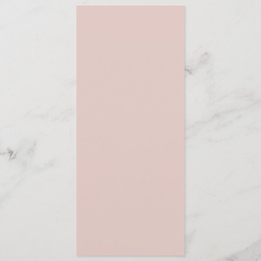 Elegant Magnolia | Blush Pink Weddenrenmenu Menu (Achterkant)