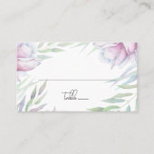 Elegant Magnolia Floral Plaatskaartje (Voorkant)