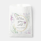 Elegant Magnolia Floral Wedding Bedankzakje (Voorkant)