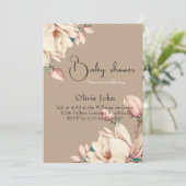 Elegant Magnolia flower - bladen Kaart (Staand voorkant)