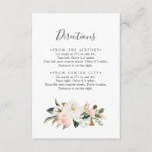 Elegant Magnolia | Kaart voor witte richting (Voorkant)