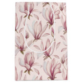 Elegant Magnolia Medium Cadeauzakje (Voorkant)