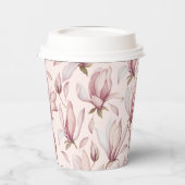 Elegant Magnolia Papieren Bekers (Links)