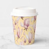 Elegant Magnolia Papieren Bekers (Links)