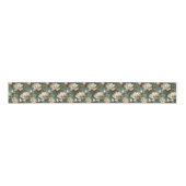 Elegant Magnolia Patroon Grosgrain Lint (Voorkant)