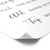 Elegant Magnolia Vrijgezellenfeest Mimosa Bar Sign Poster (Hoek)