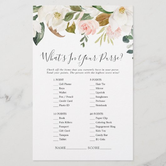 Elegant Magnolia Wat is er in je handschoenenbroch Flyer (Voorkant)