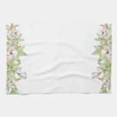 Elegant Magnolia Waterverf Kitchen Towel Theedoek (Horizontaal)