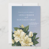 Elegant Magnolia Wedding Invitation (Voorkant)