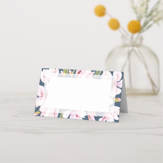 Elegant Magnolia Wedding Plaatskaartje (Voorkant)