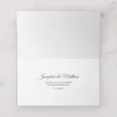 Elegant Magnolia Wedding Plaatskaartje (Binnenkant ongevouwen)