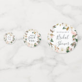 Elegant Magnolia White & Blush Vrijgezellenfeest T Confetti (Voorkanten)