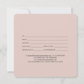 Elegant Magnolia | Wit en Blush Cadeaucertificaat Kaart (Achterkant)