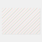 Elegant Magnolias en Red Berry Foliage Holiday Inpakpapier Vel (Voorkant 2)